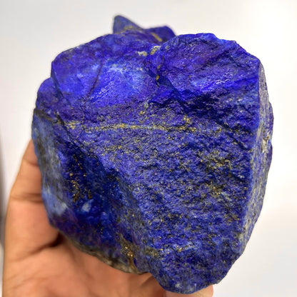 Lapis Lazuli, Lazurite, Afghanistan Minerals, Rough Mineral, Raw Lapis, Pyrite Inclusions, Natural Specimen, Cabinet Display