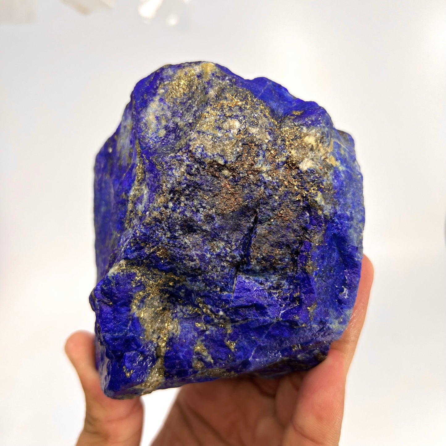 Lapis Lazuli, Lazurite, Afghanistan Minerals, Rough Mineral, Raw Lapis, Pyrite Inclusions, Natural Specimen, Cabinet Display