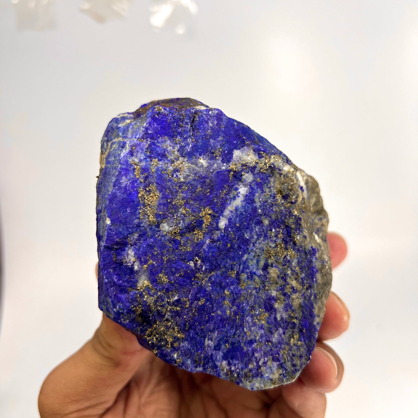Lapis Lazuli, Lazurite, Afghanistan Minerals, Rough Mineral, Raw Lapis, Pyrite Inclusions, Natural Specimen, Cabinet Display