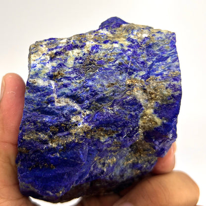 Lapis Lazuli, Lazurite, Afghanistan Minerals, Rough Mineral, Raw Lapis, Pyrite Inclusions, Natural Specimen, Cabinet Display