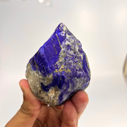 Lapis Lazuli, Lazurite, Afghanistan Minerals, Rough Mineral, Raw Lapis, Pyrite Inclusions, Natural Specimen, Cabinet Display