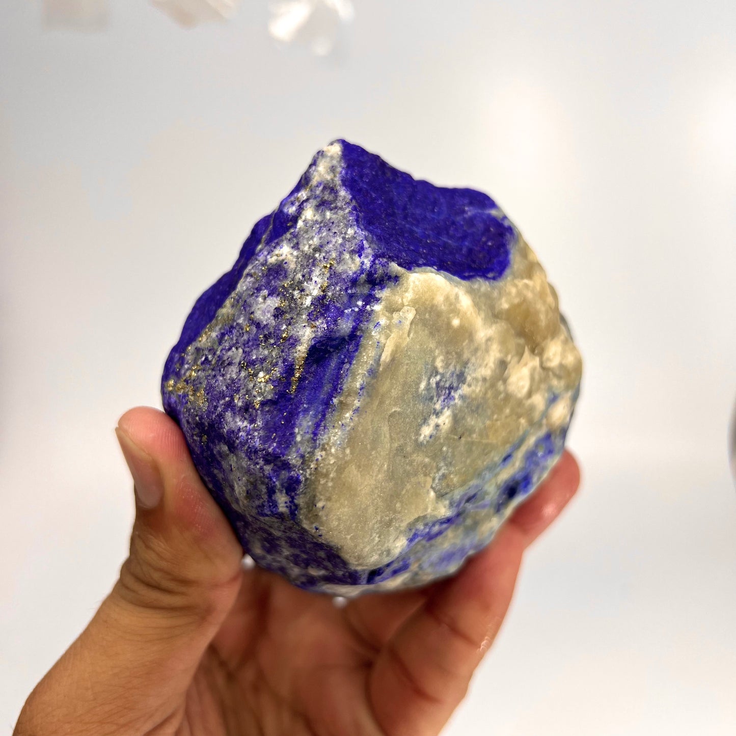 Lapis Lazuli, Lazurite, Afghanistan Minerals, Rough Mineral, Raw Lapis, Pyrite Inclusions, Natural Specimen, Cabinet Display