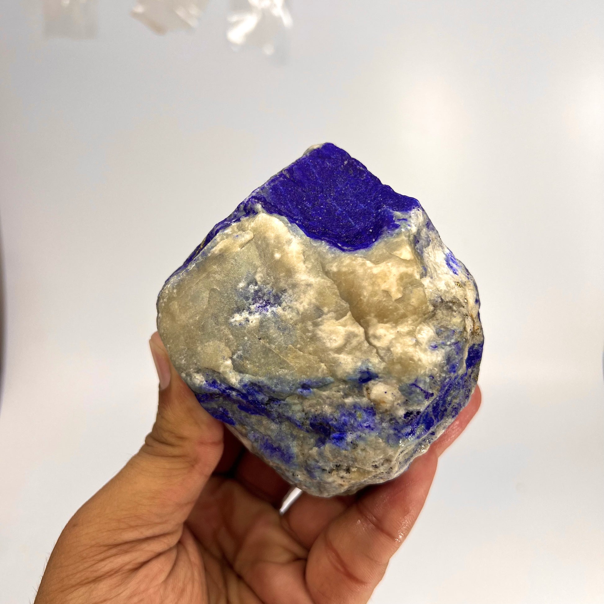 Lapis Lazuli, Lazurite, Afghanistan Minerals, Rough Mineral, Raw Lapis, Pyrite Inclusions, Natural Specimen, Cabinet Display