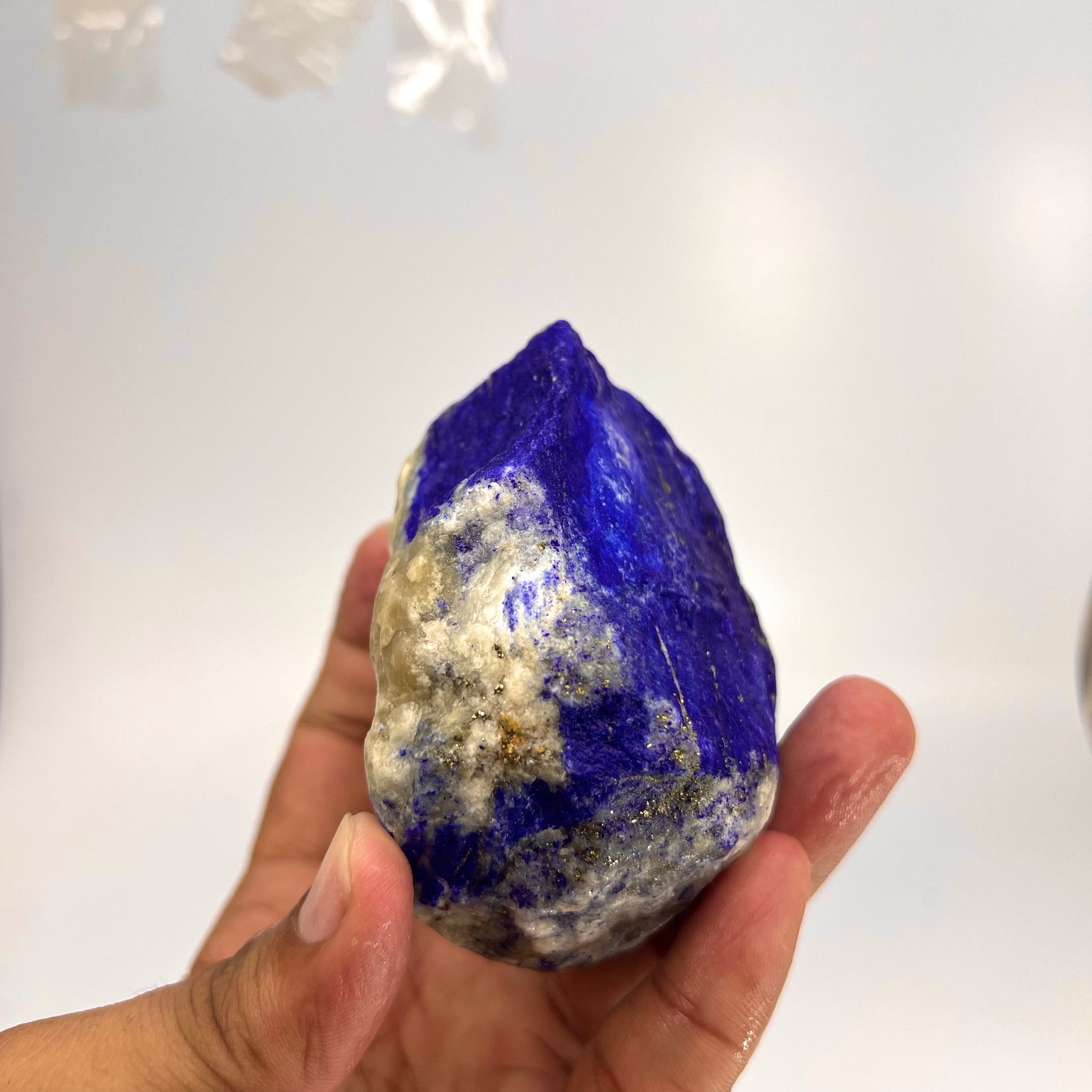 Lapis Lazuli, Lazurite, Afghanistan Minerals, Rough Mineral, Raw Lapis, Pyrite Inclusions, Natural Specimen, Cabinet Display
