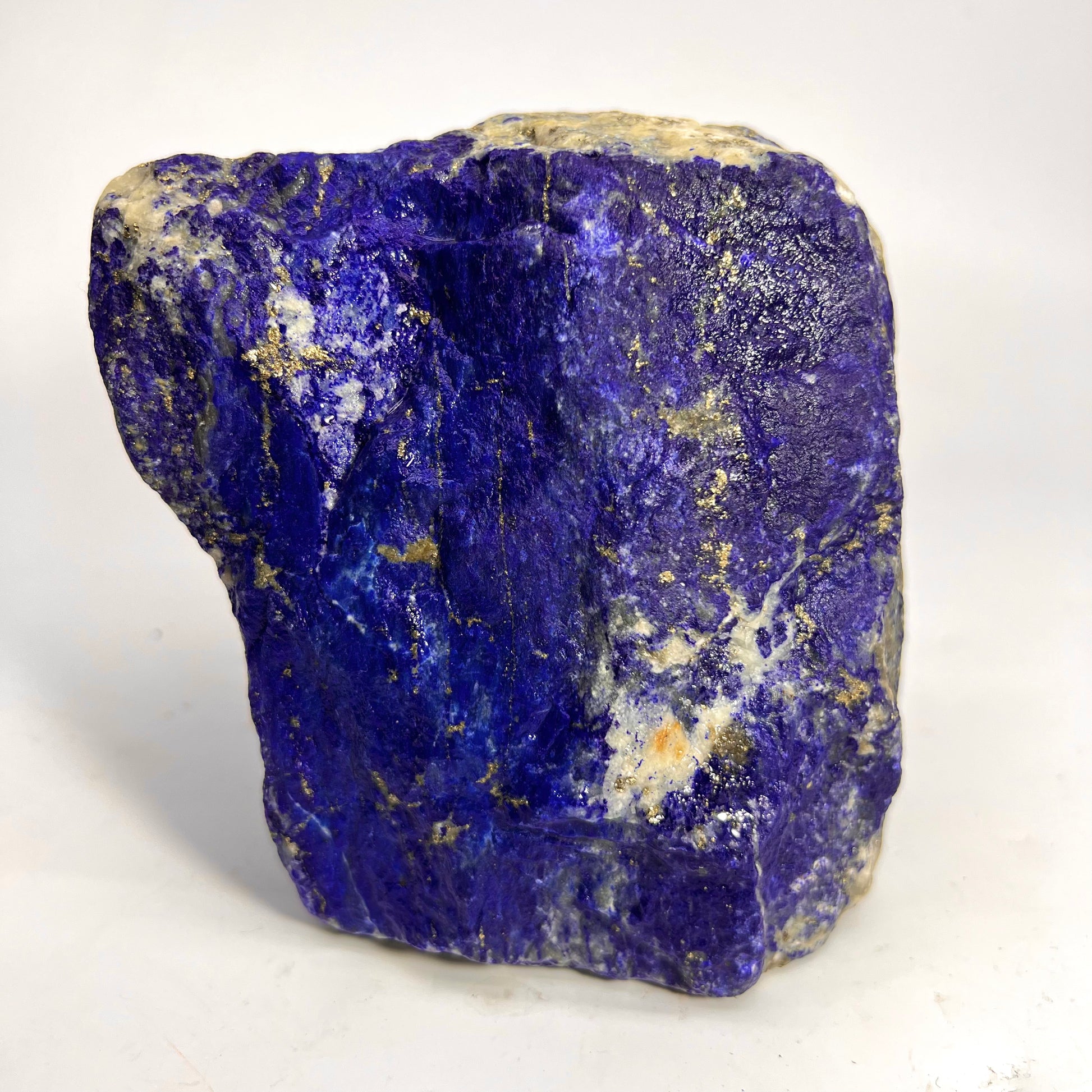 Lapis Lazuli, Lazurite, Afghanistan Minerals, Rough Mineral, Raw Lapis, Pyrite Inclusions, Natural Specimen, Cabinet Display