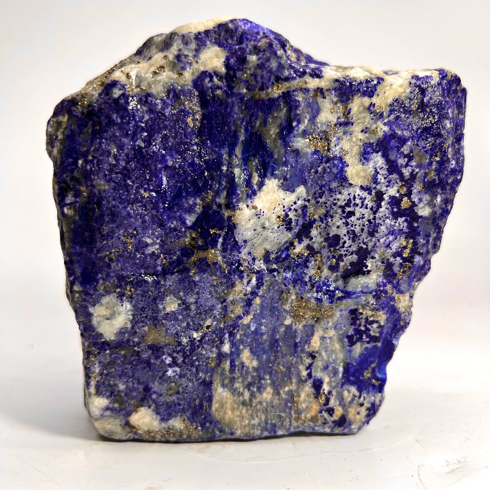 Lapis Lazuli, Lazurite, Afghanistan Minerals, Rough Mineral, Raw Lapis, Pyrite Inclusions, Natural Specimen, Cabinet Display