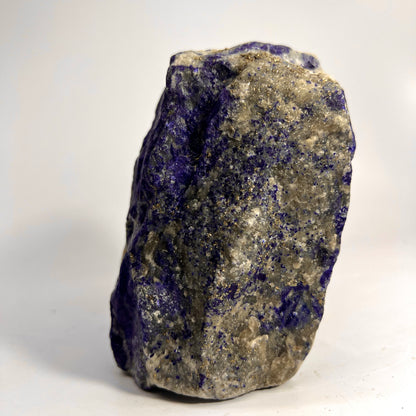 Lapis Lazuli, Lazurite, Afghanistan Minerals, Rough Mineral, Raw Lapis, Pyrite Inclusions, Natural Specimen, Cabinet Display
