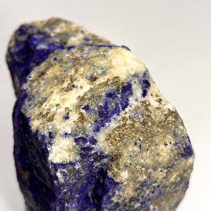 Lapis Lazuli, Lazurite, Afghanistan Minerals, Rough Mineral, Raw Lapis, Pyrite Inclusions, Natural Specimen, Cabinet Display