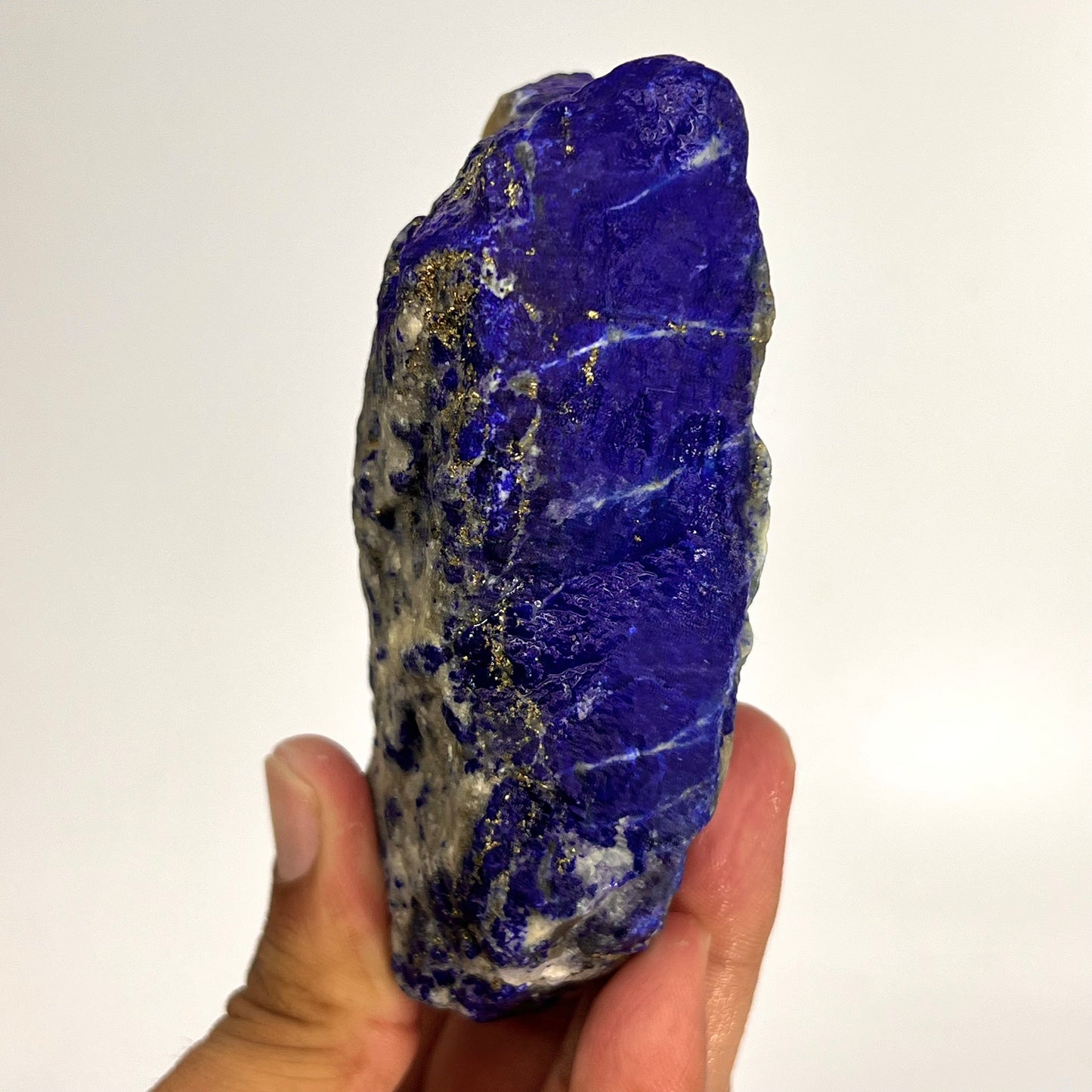 Lapis Lazuli, Lazurite, Afghanistan Minerals, Rough Mineral, Raw Lapis, Pyrite Inclusions, Natural Specimen, Cabinet Display