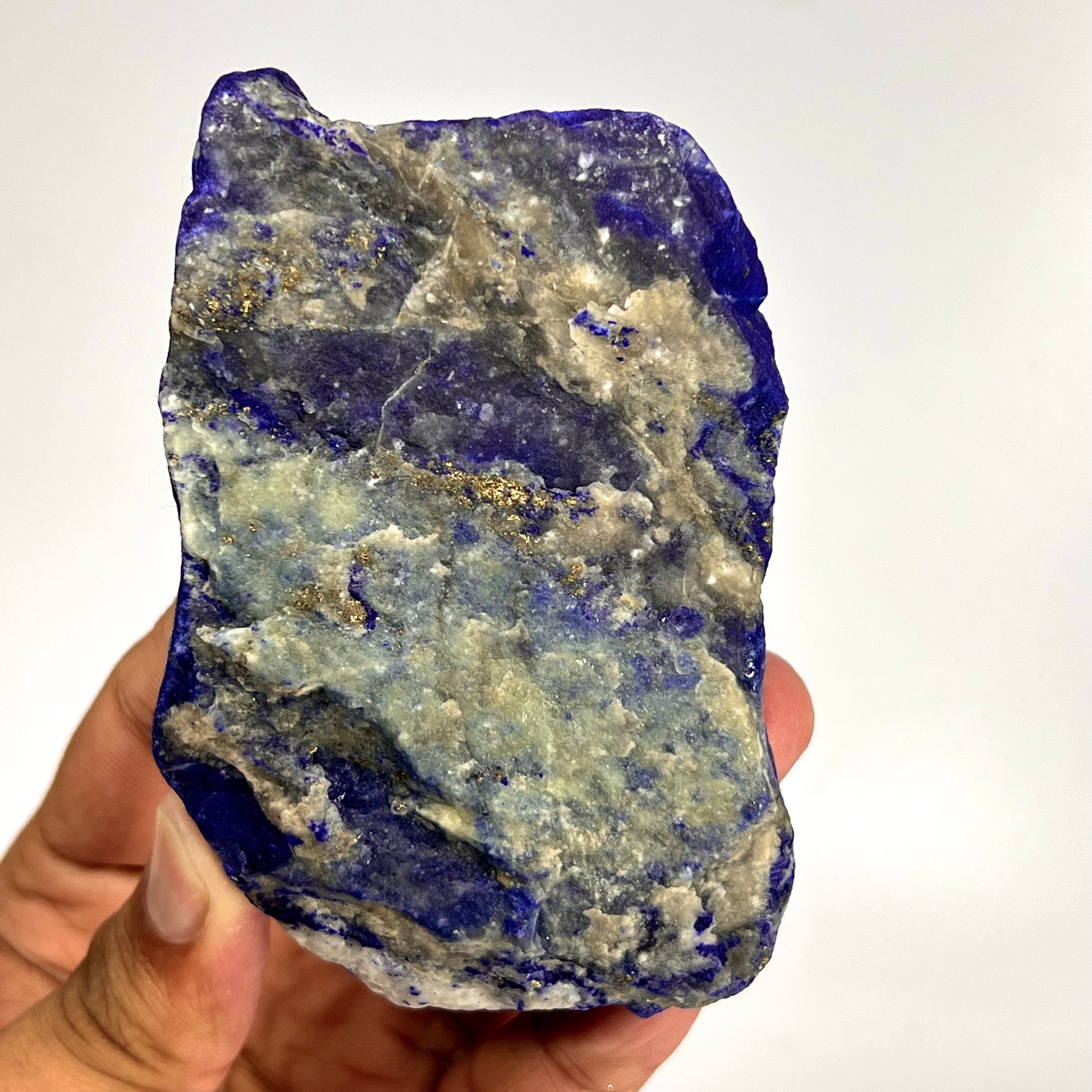 Lapis Lazuli, Lazurite, Afghanistan Minerals, Rough Mineral, Raw Lapis, Pyrite Inclusions, Natural Specimen, Cabinet Display