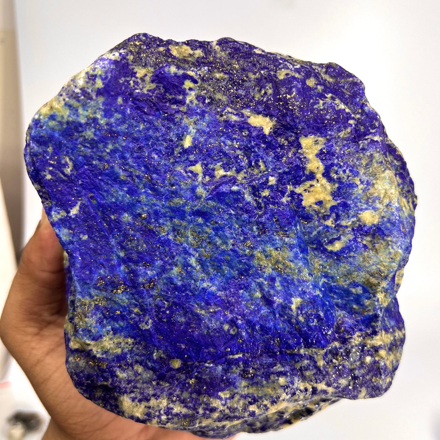 Lapis Lazuli, Lazurite, Afghanistan Minerals, 366g, Rough Mineral, Raw Lapis, Pyrite Inclusions, Natural Specimen, Cabinet Display