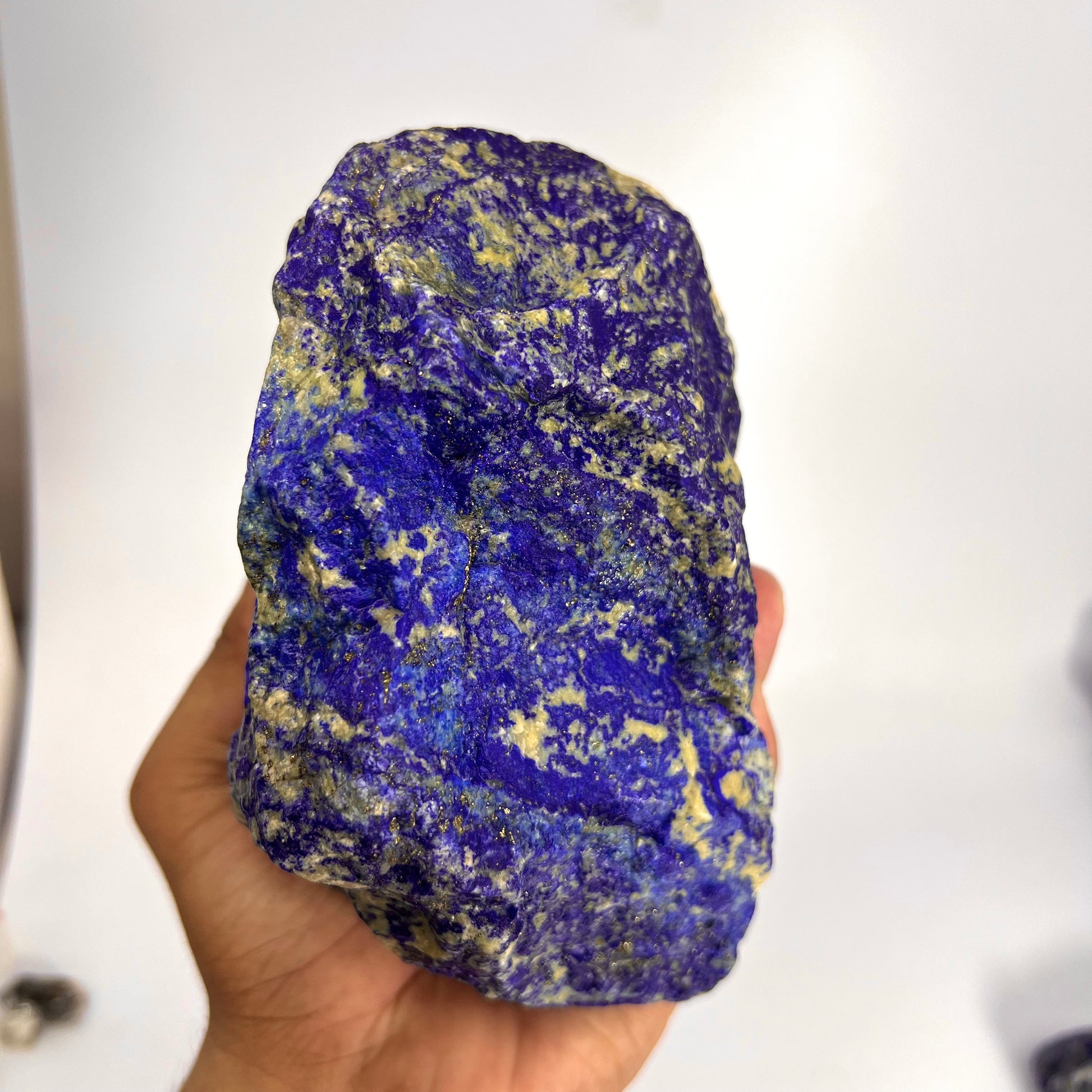 Lapis Lazuli, Lazurite, Afghanistan Minerals, 366g, Rough Mineral, Raw Lapis, Pyrite Inclusions, Natural Specimen, Cabinet Display