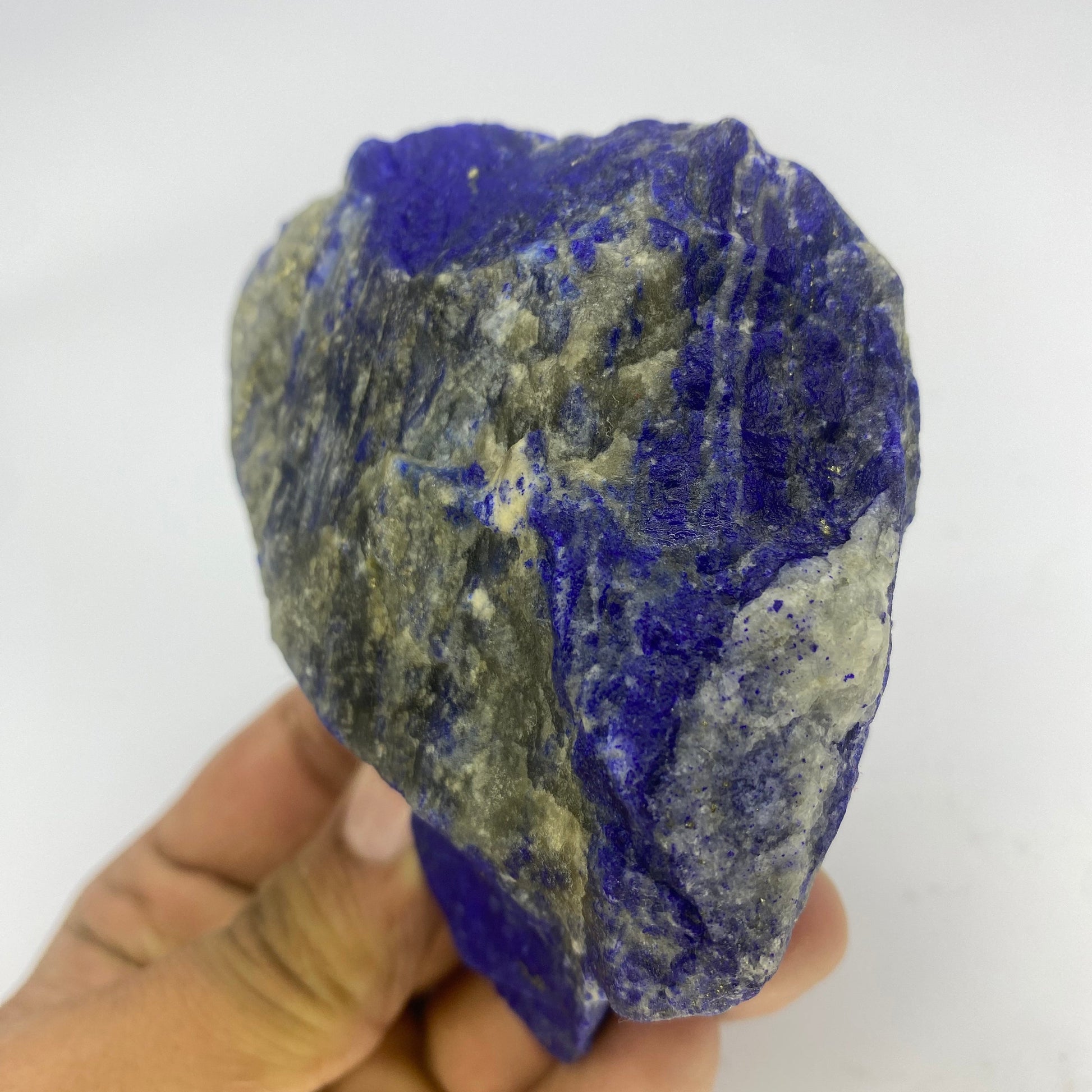 Lapis Lazuli, Lazurite, Afghanistan Minerals, 376g, Rough Gemstone, Royal Blue Lapis, Pyrite Inclusions, Lapidary Rough, Cabinet Specimen