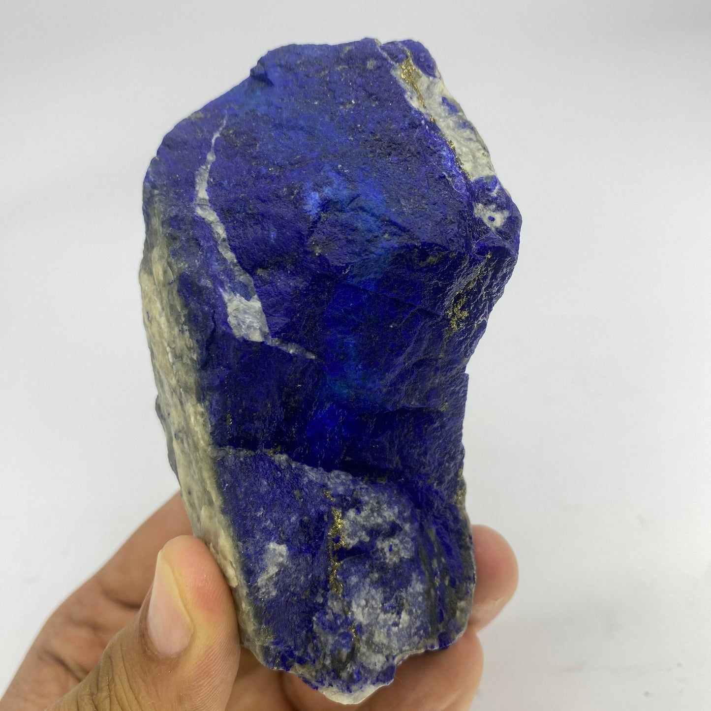 Lapis Lazuli, Lazurite, Afghanistan Minerals, 372g, Rough Gemstone, Royal Blue Lapis, Pyrite Inclusions, Lapidary Rough, Cabinet Specimen