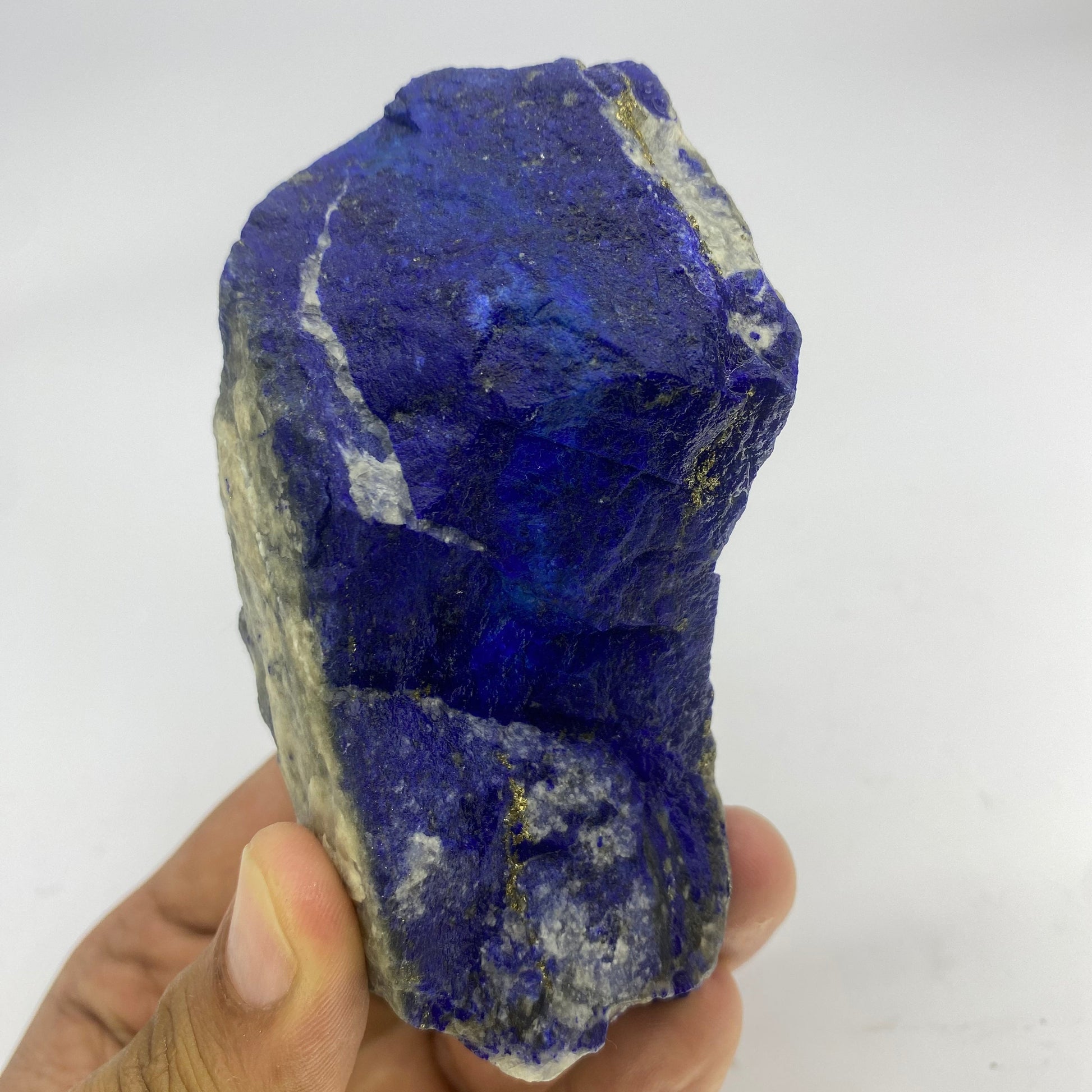 Lapis Lazuli, Lazurite, Afghanistan Minerals, 372g, Rough Gemstone, Royal Blue Lapis, Pyrite Inclusions, Lapidary Rough, Cabinet Specimen