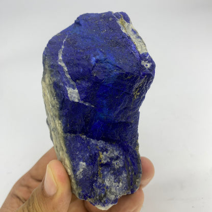 Lapis Lazuli, Lazurite, Afghanistan Minerals, 372g, Rough Gemstone, Royal Blue Lapis, Pyrite Inclusions, Lapidary Rough, Cabinet Specimen
