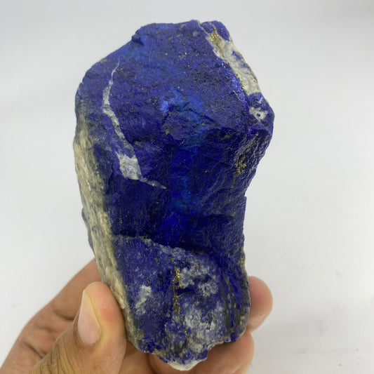 Lapis Lazuli, Lazurite, Afghanistan Minerals, 372g, Rough Gemstone, Royal Blue Lapis, Pyrite Inclusions, Lapidary Rough, Cabinet Specimen