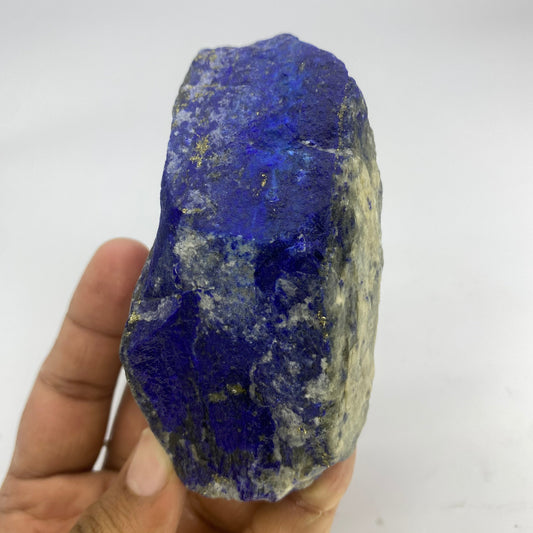 Lapis Lazuli, Lazurite, Afghanistan Minerals, 372g, Rough Gemstone, Royal Blue Lapis, Pyrite Inclusions, Lapidary Rough, Cabinet Specimen