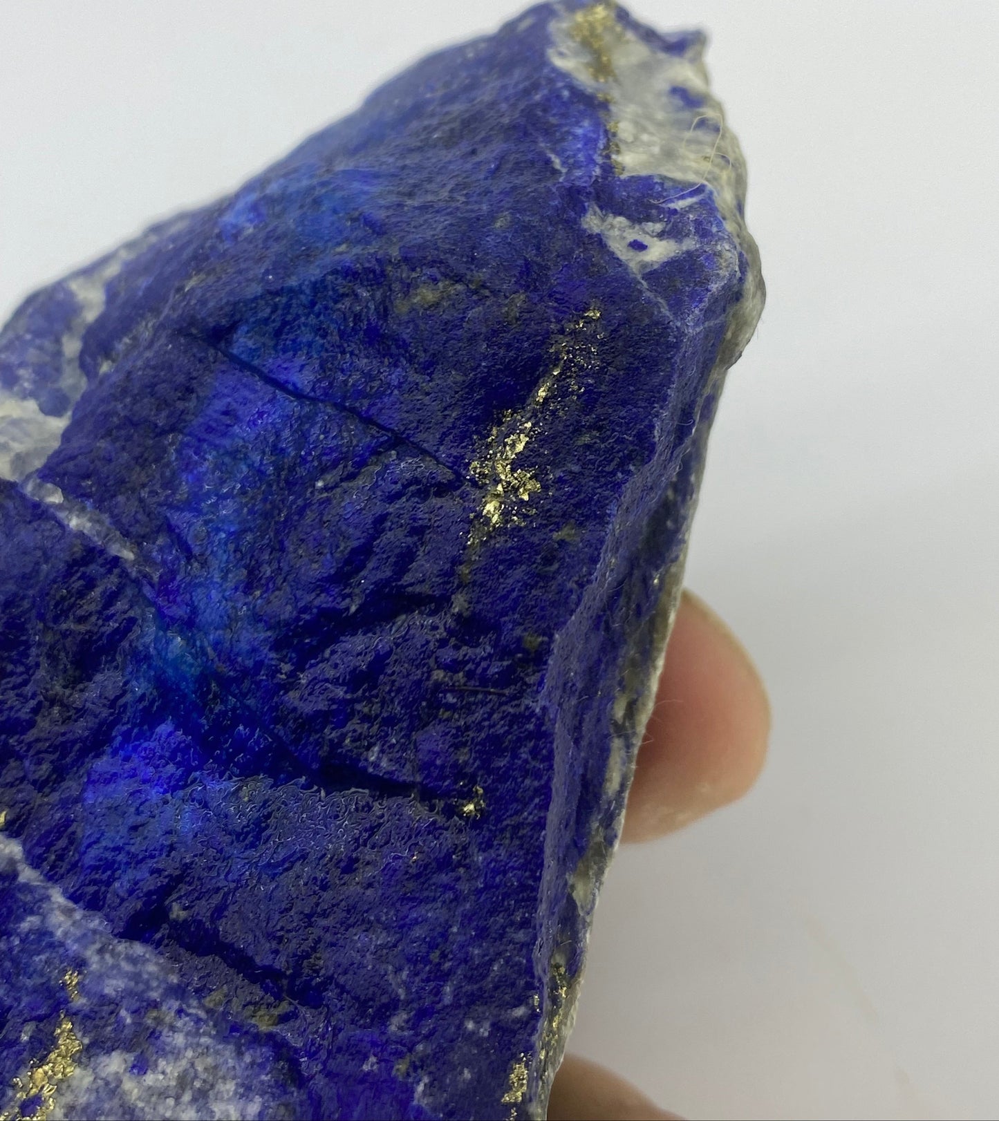Lapis Lazuli, Lazurite, Afghanistan Minerals, 372g, Rough Gemstone, Royal Blue Lapis, Pyrite Inclusions, Lapidary Rough, Cabinet Specimen