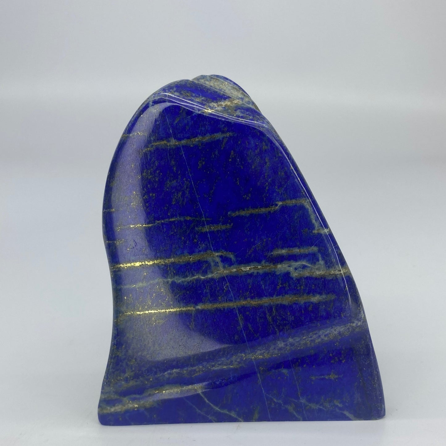 Lapis Lazuli, Lazurite, Afghanistan Minerals, Polished Gemstone, Royal Blue Lapis, Pyrite Inclusions, Freeform Lapis, Display Specimen