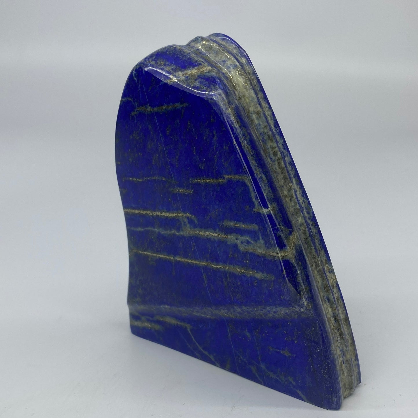 Lapis Lazuli, Lazurite, Afghanistan Minerals, Polished Gemstone, Royal Blue Lapis, Pyrite Inclusions, Freeform Lapis, Display Specimen