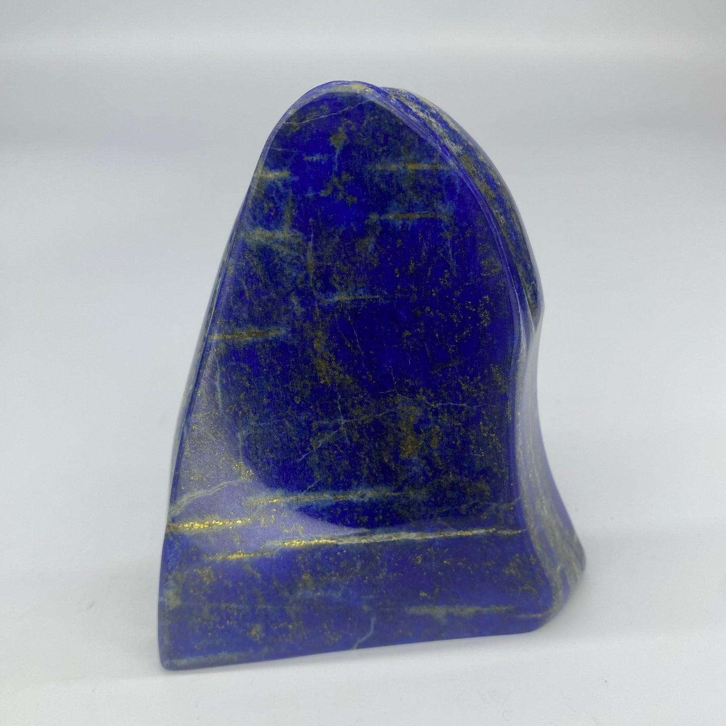 Lapis Lazuli, Lazurite, Afghanistan Minerals, Polished Gemstone, Royal Blue Lapis, Pyrite Inclusions, Freeform Lapis, Display Specimen