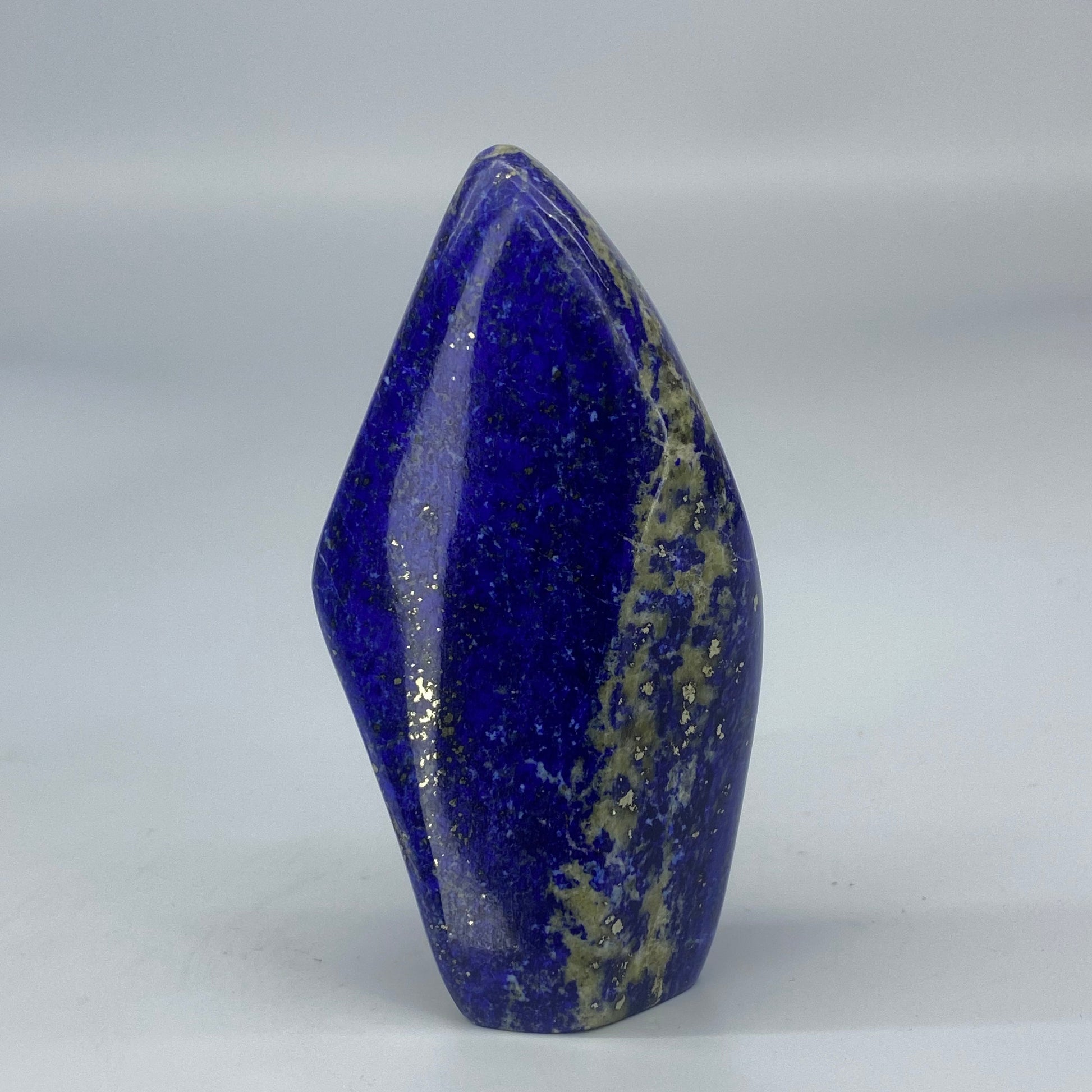 Lapis Lazuli, Lazurite, Afghanistan Minerals, Polished Gemstone, Royal Blue Lapis, Pyrite Inclusions, Freeform Lapis, Display Specimen