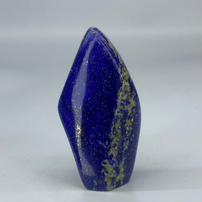 Lapis Lazuli, Lazurite, Afghanistan Minerals, Polished Gemstone, Royal Blue Lapis, Pyrite Inclusions, Freeform Lapis, Display Specimen