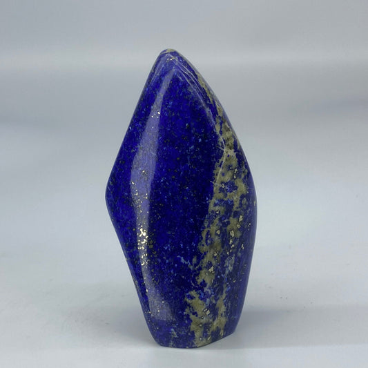 Lapis Lazuli, Lazurite, Afghanistan Minerals, Polished Gemstone, Royal Blue Lapis, Pyrite Inclusions, Freeform Lapis, Display Specimen