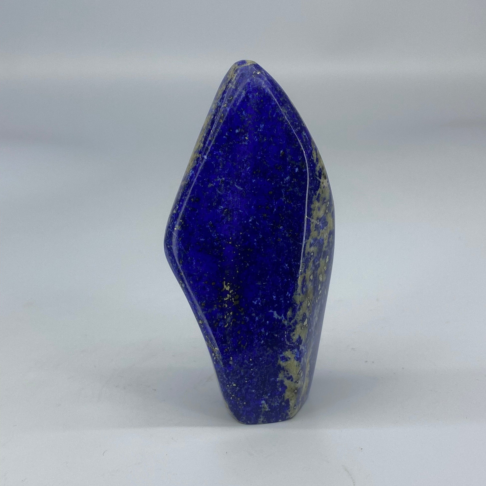Lapis Lazuli, Lazurite, Afghanistan Minerals, Polished Gemstone, Royal Blue Lapis, Pyrite Inclusions, Freeform Lapis, Display Specimen