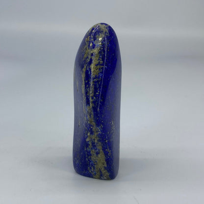 Lapis Lazuli, Lazurite, Afghanistan Minerals, Polished Gemstone, Royal Blue Lapis, Pyrite Inclusions, Freeform Lapis, Display Specimen