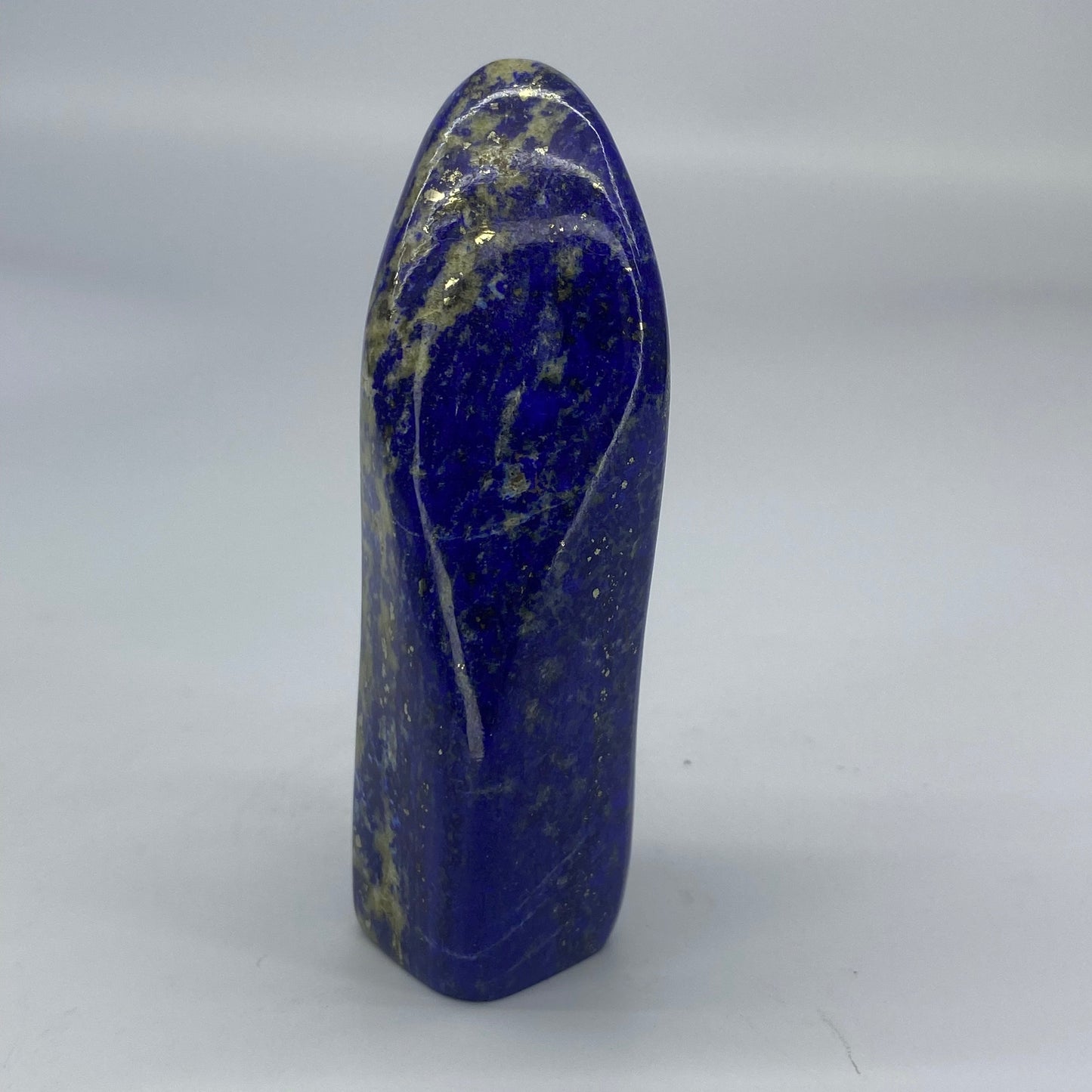 Lapis Lazuli, Lazurite, Afghanistan Minerals, Polished Gemstone, Royal Blue Lapis, Pyrite Inclusions, Freeform Lapis, Display Specimen