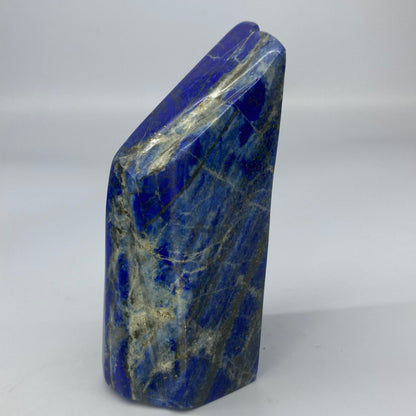 Lapis Lazuli, Lazurite, Afghanistan Minerals, 600g, Polished Gemstone, Royal Blue Lapis, Pyrite Inclusions, Freeform Lapis, Display Specimen