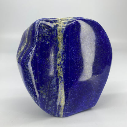 Lapis Lazuli, Lazurite, Afghanistan Minerals, Polished Gemstone, Royal Blue Lapis, Pyrite Inclusions, Freeform Lapis, Display Specimen