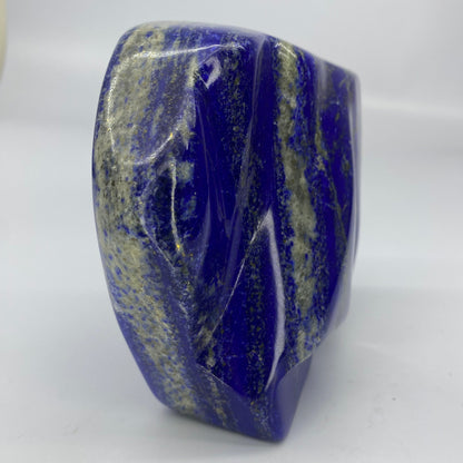 Lapis Lazuli, Lazurite, Afghanistan Minerals, Polished Gemstone, Royal Blue Lapis, Pyrite Inclusions, Freeform Lapis, Display Specimen