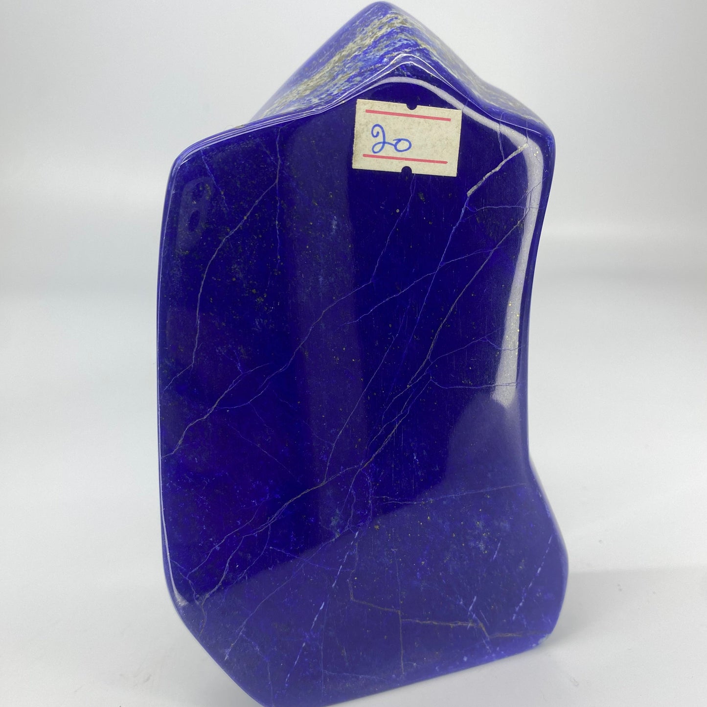 Lapis Lazuli, Lazurite, Afghanistan Minerals, Polished Gemstone, Royal Blue Lapis, Pyrite Inclusions, Freeform Lapis, Display Specimen