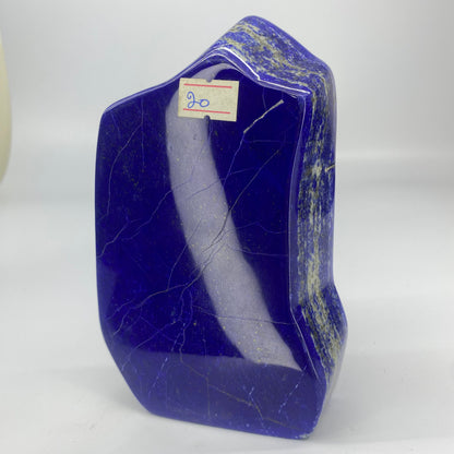Lapis Lazuli, Lazurite, Afghanistan Minerals, Polished Gemstone, Royal Blue Lapis, Pyrite Inclusions, Freeform Lapis, Display Specimen