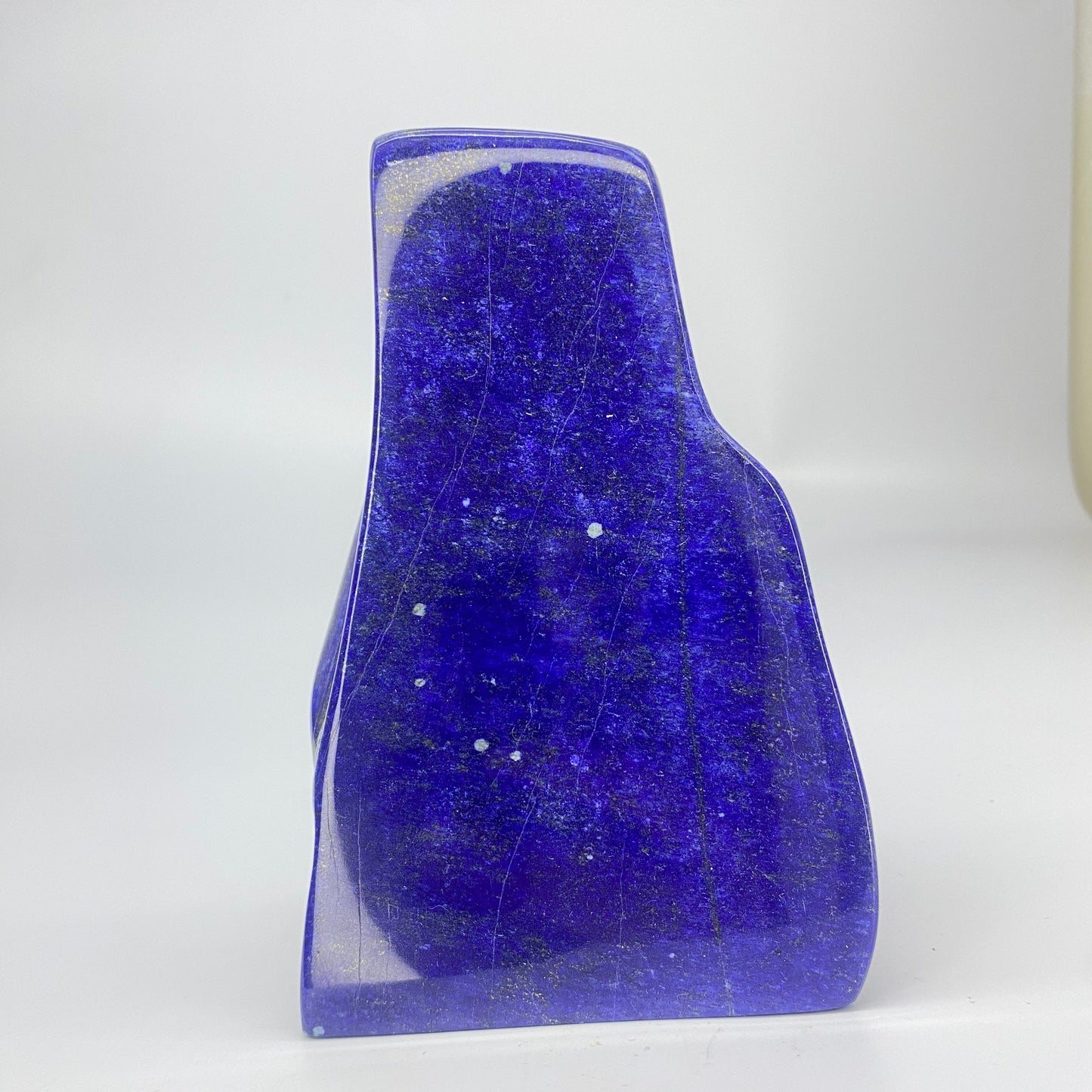 Lapis Lazuli, Lazurite, Afghanistan Minerals, Polished Gemstone, Royal Blue Lapis, Pyrite Inclusions, Freeform Lapis, Display Specimen
