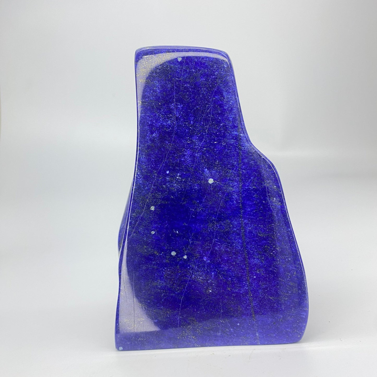 Lapis Lazuli, Lazurite, Afghanistan Minerals, Polished Gemstone, Royal Blue Lapis, Pyrite Inclusions, Freeform Lapis, Display Specimen