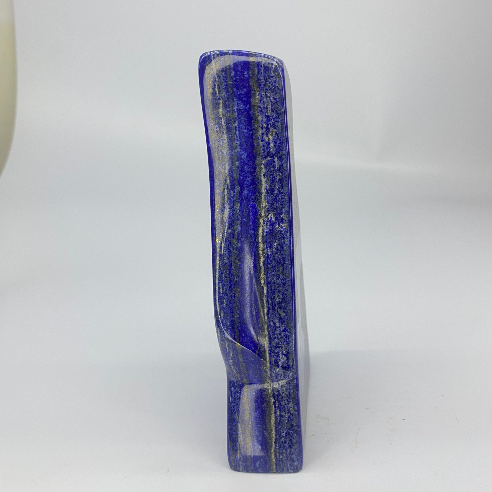 Lapis Lazuli, Lazurite, Afghanistan Minerals, Polished Gemstone, Royal Blue Lapis, Pyrite Inclusions, Freeform Lapis, Display Specimen