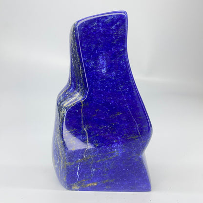 Lapis Lazuli, Lazurite, Afghanistan Minerals, Polished Gemstone, Royal Blue Lapis, Pyrite Inclusions, Freeform Lapis, Display Specimen