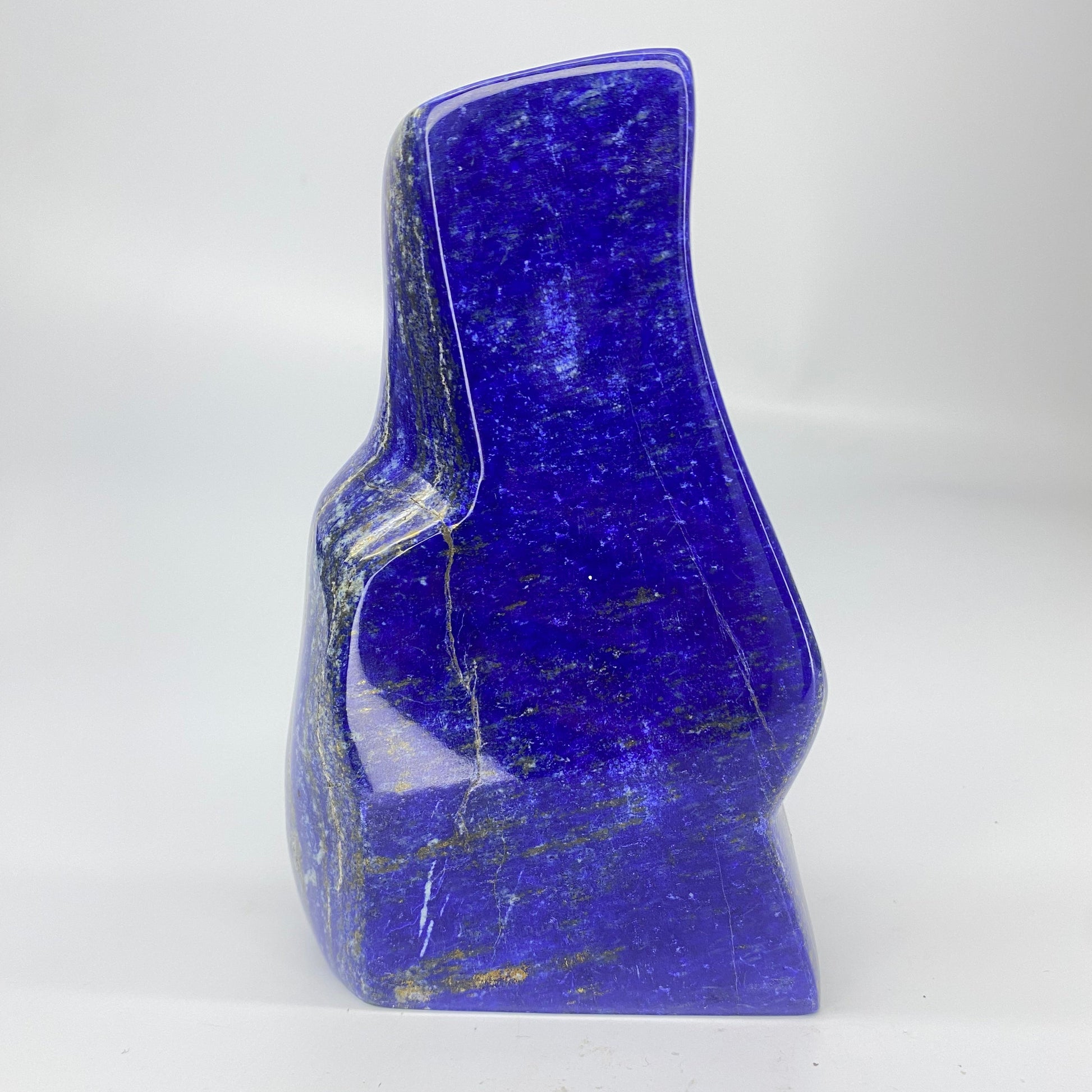 Lapis Lazuli, Lazurite, Afghanistan Minerals, Polished Gemstone, Royal Blue Lapis, Pyrite Inclusions, Freeform Lapis, Display Specimen