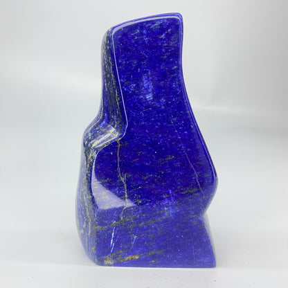Lapis Lazuli, Lazurite, Afghanistan Minerals, Polished Gemstone, Royal Blue Lapis, Pyrite Inclusions, Freeform Lapis, Display Specimen