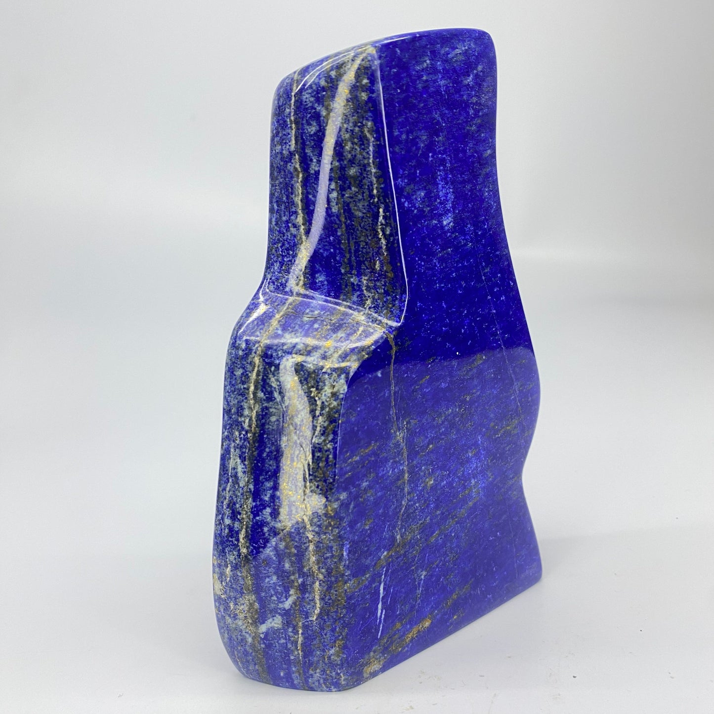 Lapis Lazuli, Lazurite, Afghanistan Minerals, Polished Gemstone, Royal Blue Lapis, Pyrite Inclusions, Freeform Lapis, Display Specimen