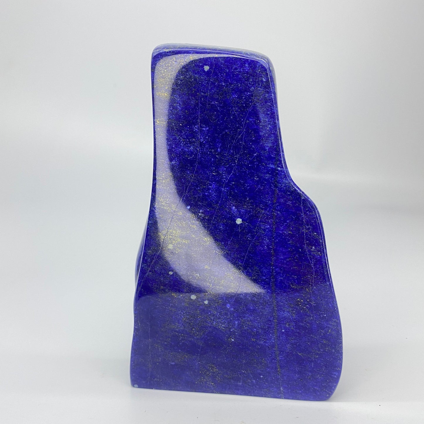 Lapis Lazuli, Lazurite, Afghanistan Minerals, Polished Gemstone, Royal Blue Lapis, Pyrite Inclusions, Freeform Lapis, Display Specimen
