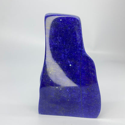Lapis Lazuli, Lazurite, Afghanistan Minerals, Polished Gemstone, Royal Blue Lapis, Pyrite Inclusions, Freeform Lapis, Display Specimen