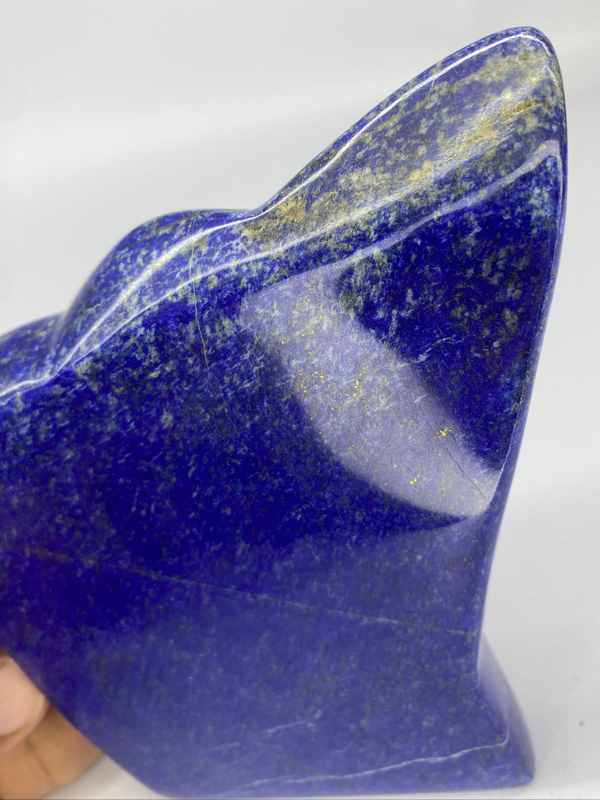 Lapis Lazuli, Lazurite, Afghanistan Minerals, 800g, Polished Lapis, Freeform Lapis, Royal Blue Lapis, Pyrite Inclusions, Statement Specimen, Luxury Decor