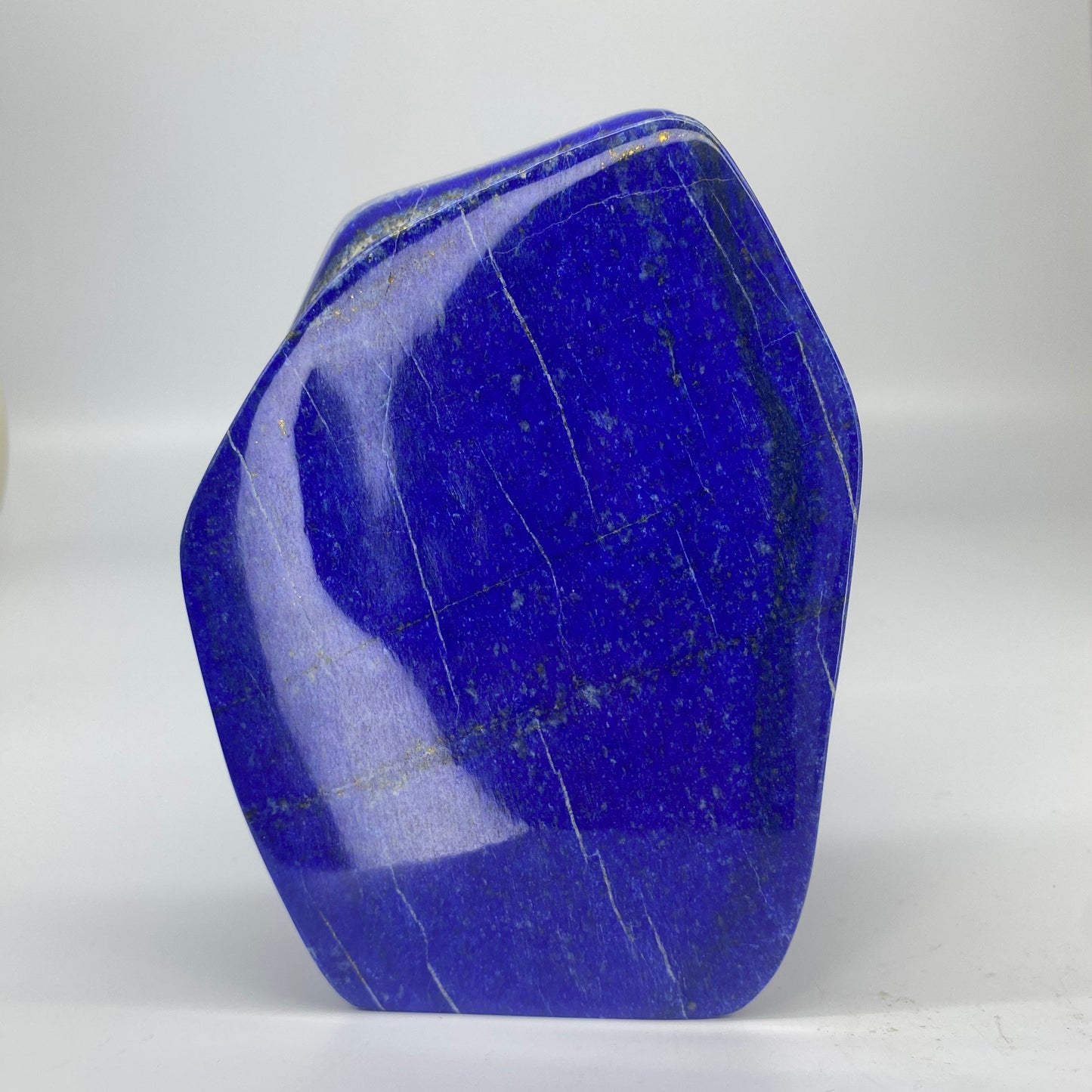Lapis Lazuli, Lazurite, Afghanistan Minerals, Polished Gemstone, Royal Blue Lapis, Pyrite Inclusions, Freeform Lapis, Display Specimen