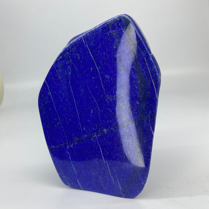 Lapis Lazuli, Lazurite, Afghanistan Minerals, Polished Gemstone, Royal Blue Lapis, Pyrite Inclusions, Freeform Lapis, Display Specimen