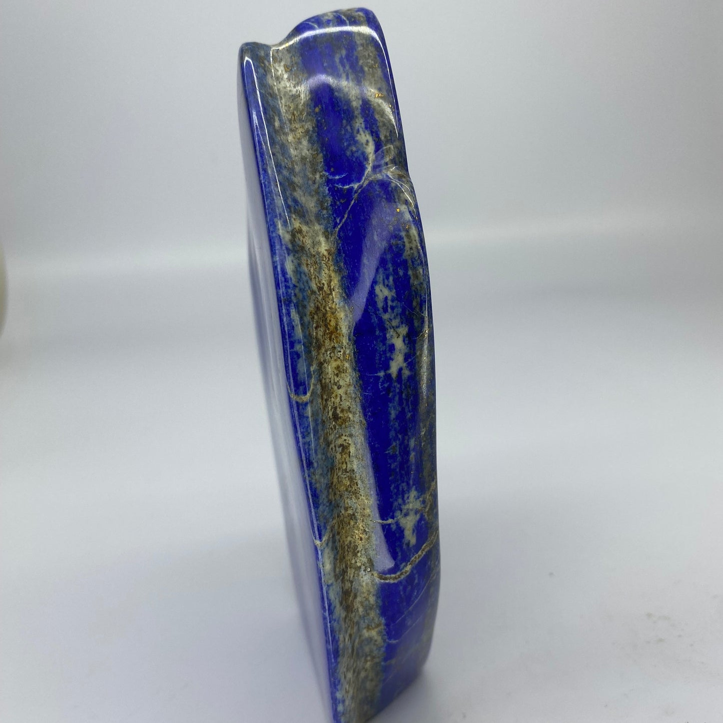Lapis Lazuli, Lazurite, Afghanistan Minerals, Polished Gemstone, Royal Blue Lapis, Pyrite Inclusions, Freeform Lapis, Display Specimen